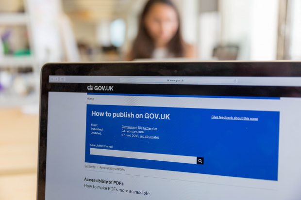 New ministerial department exists online for several hours after mistake