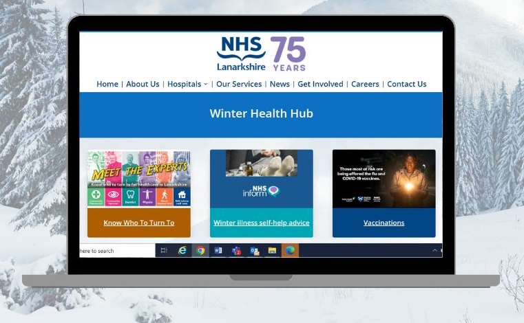 NHS Lanarkshire launches online tool for winter care services