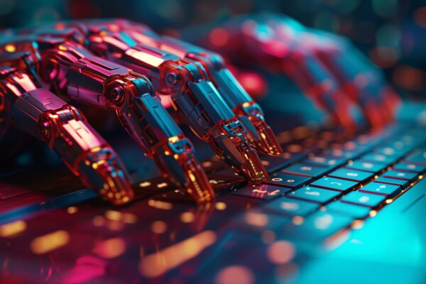 Robotic fingers using a keyboard