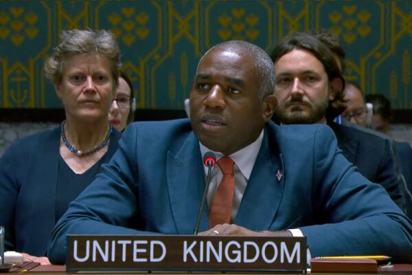 David Lammy speaks at the UN Security Council on 24 September 2025
